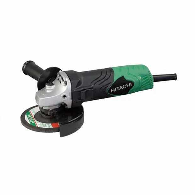 Miniamoladora Hitachi G13SN de 840 W, lista para trabajos de corte en espacios reducidos.
