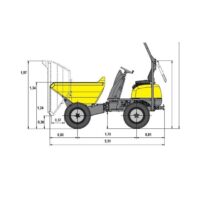 Dumper Wacker Neuson 1501 Alquiler Online Diagrama 2