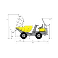 Alquiler Dumper Wacker Neuson 3001 Diagrama 1