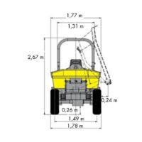 Diagrama 2 Alquiler Dumper 3000 kg – tolva giratoria Wacker Neuson 3001