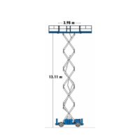 Alquiler Tijera Diésel Genie GS4390 RT Diagrama