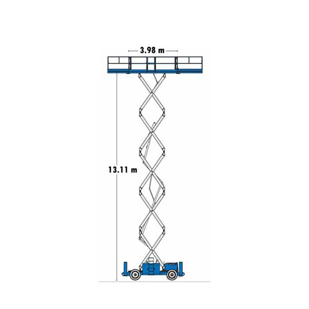 Alquiler Tijera Diésel Genie GS4390 RT Diagrama