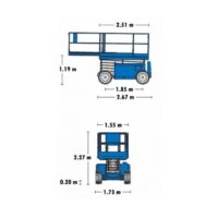 Tijera Diésel Genie GS 2668 Alquiler Online Diagrama