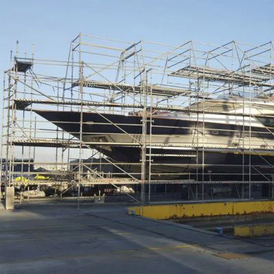 Alquiler de andamios para soluciones navales