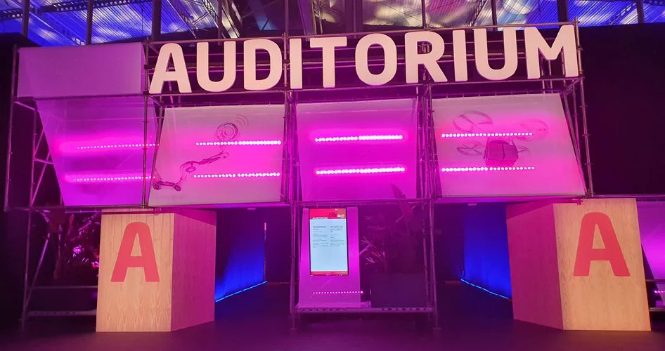 Montaje Andamios Eventos IOTSWC 2019 Barcelona