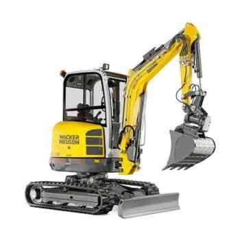 Alquiler Mini excavadora 2800 kg Wacker Neuson EZ28