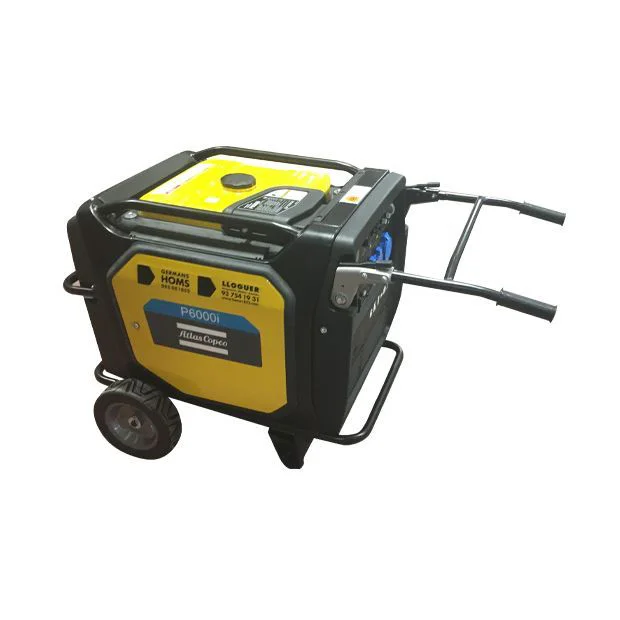 Grupo electrógeno 6 kvas para eventos Atlascopco P6000i, alquiler online