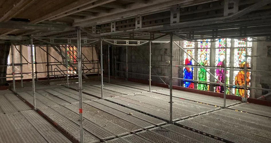 Andamios para rehabilitación de edificios
