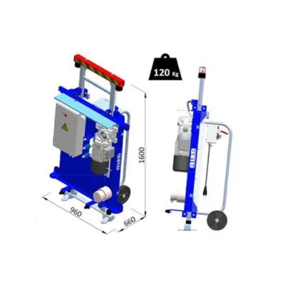 Alquiler Montacargas 250 kg Alba MC250, Diagrama