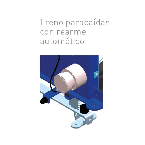 Alquiler Montacargas 250 kg Alba MC250, Diagrama 1