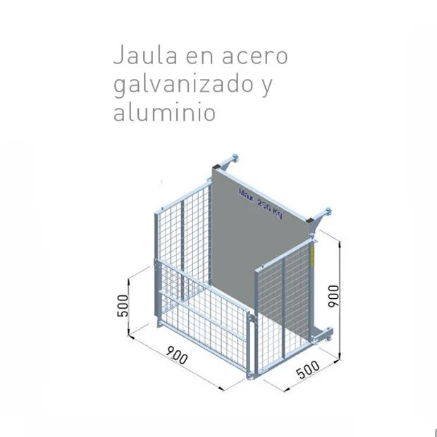 Alquiler Montacargas 250 kg Alba MC250, Diagrama 2