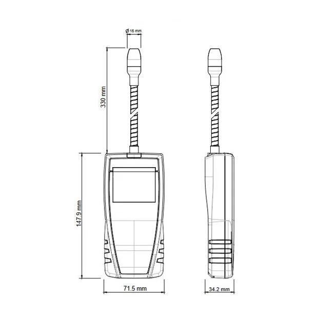 Diagrama Luxómetro Sauermann LX100