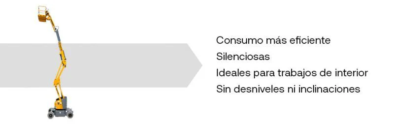 características plataformas elevadoras eléctricas
