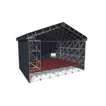 Escenario con cubierta Keder 10/12 m