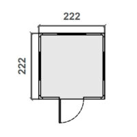 Módulo Vigilancia – 2,35 m x 2,22 m Diagrama