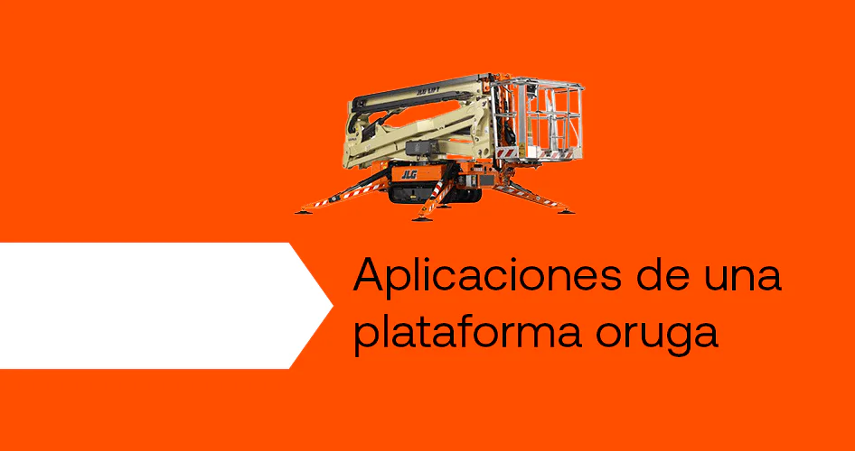 usos plataforma sobre orugas