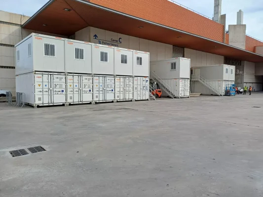 conjunto módulos oficina