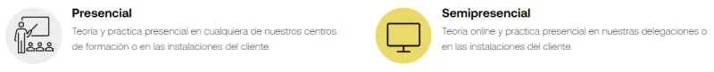 cursos para operarios presencial y semipresencial