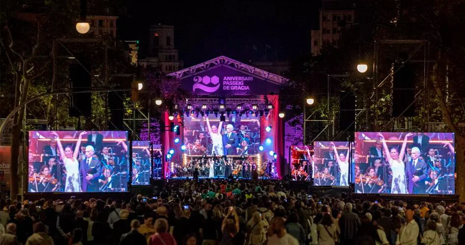 escenario regata cultural barcelona