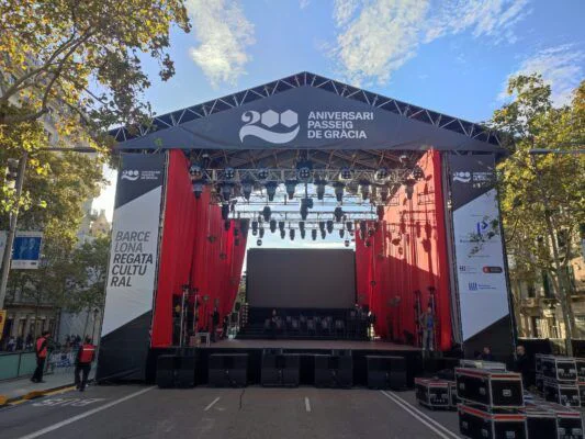 escenario regata cultural copa américa vela