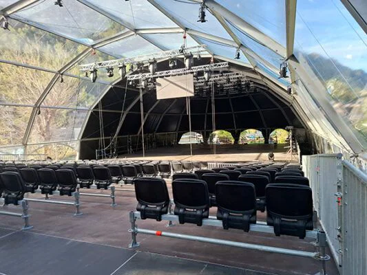 alquiler grada para eventos