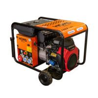 Generador eléctrico portátil Dagartech DGH 15 TF BC, 15 kVA, chasis móvil, perfecto para suministros temporales en zonas sin red.