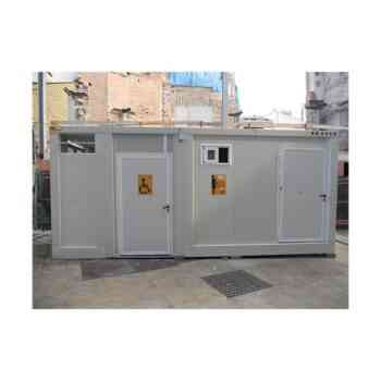 Sanitario prefabricado, 4 wc y 3 urinarios