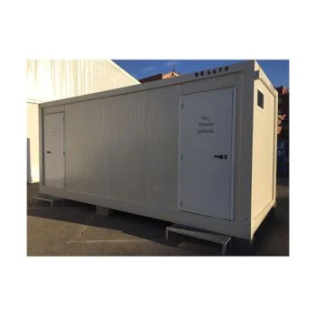 Sanitario prefabricado mixto, 4 wc y 2 urinarios para eventos