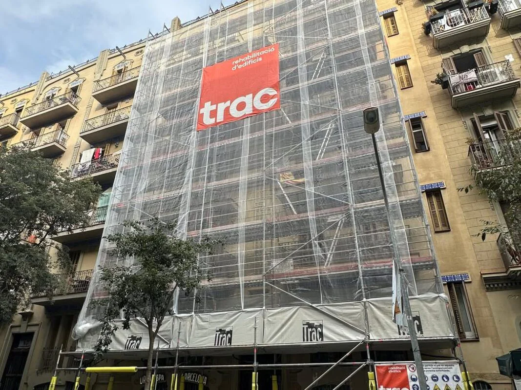 Andamio para fachada de 283 m2