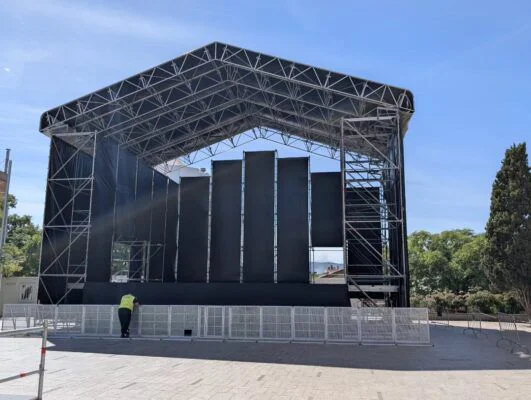 alquiler escenario eventos