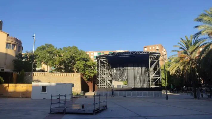 alquiler escenario eventos