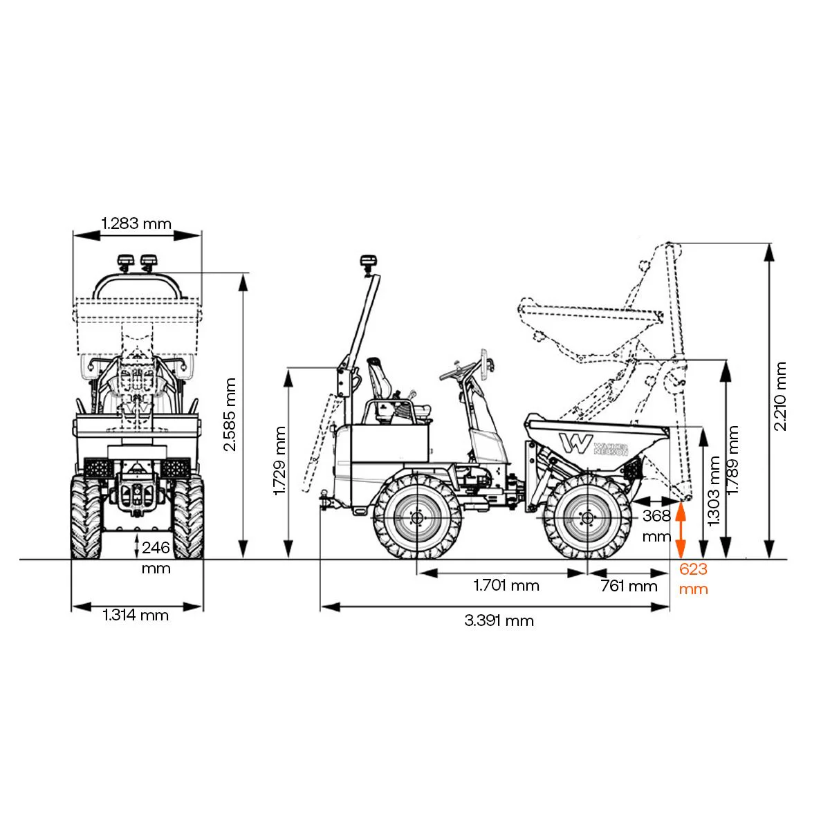 dumpertolvaelevable_wackerneuson_dw15_alquiler_homsrentals_diagrama
