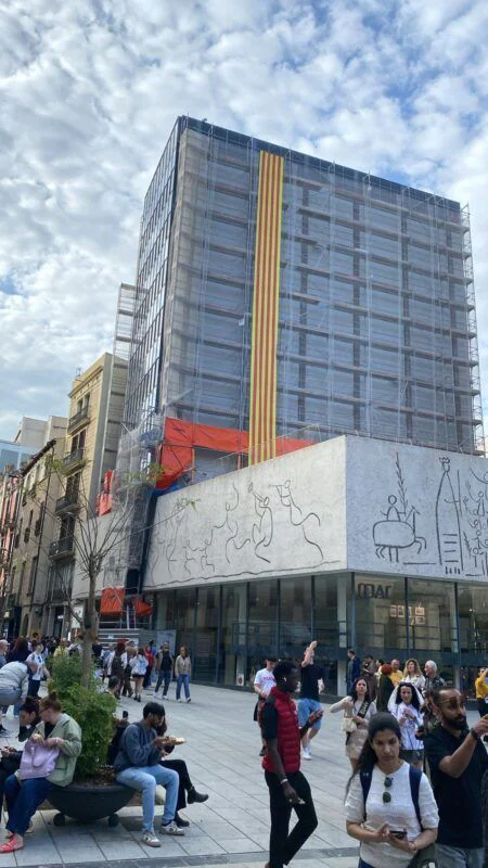 Andamio Blitz para el Colegio de Arquitectos de Cataluña | Abril 2026