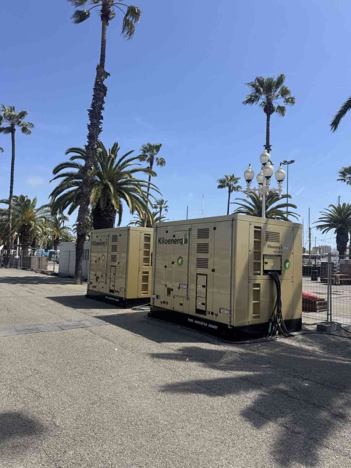 Suministro eléctrico silencioso para el concierto de Carmina Burana en el Parc Güell