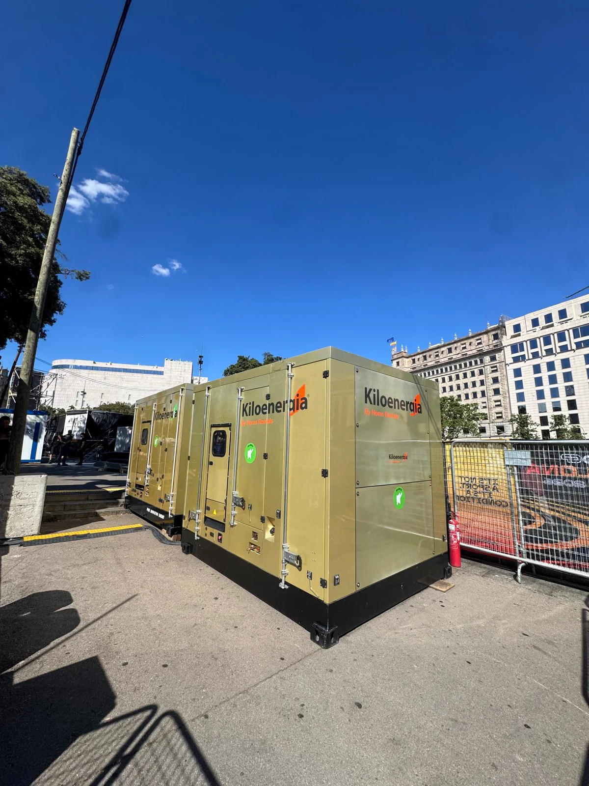 Suministro eléctrico para MotoGP Fan Fest Barcelona