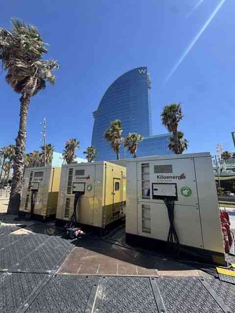 Suministro eléctrico silencioso para Clàssica a la Platja