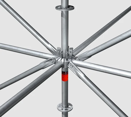 Sistema de andamio multidireccional Allround de Layher
