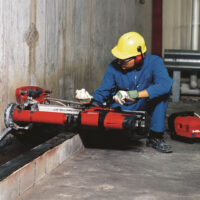 Perforadora Hilti DD 200 en trabajos de perforación profesional